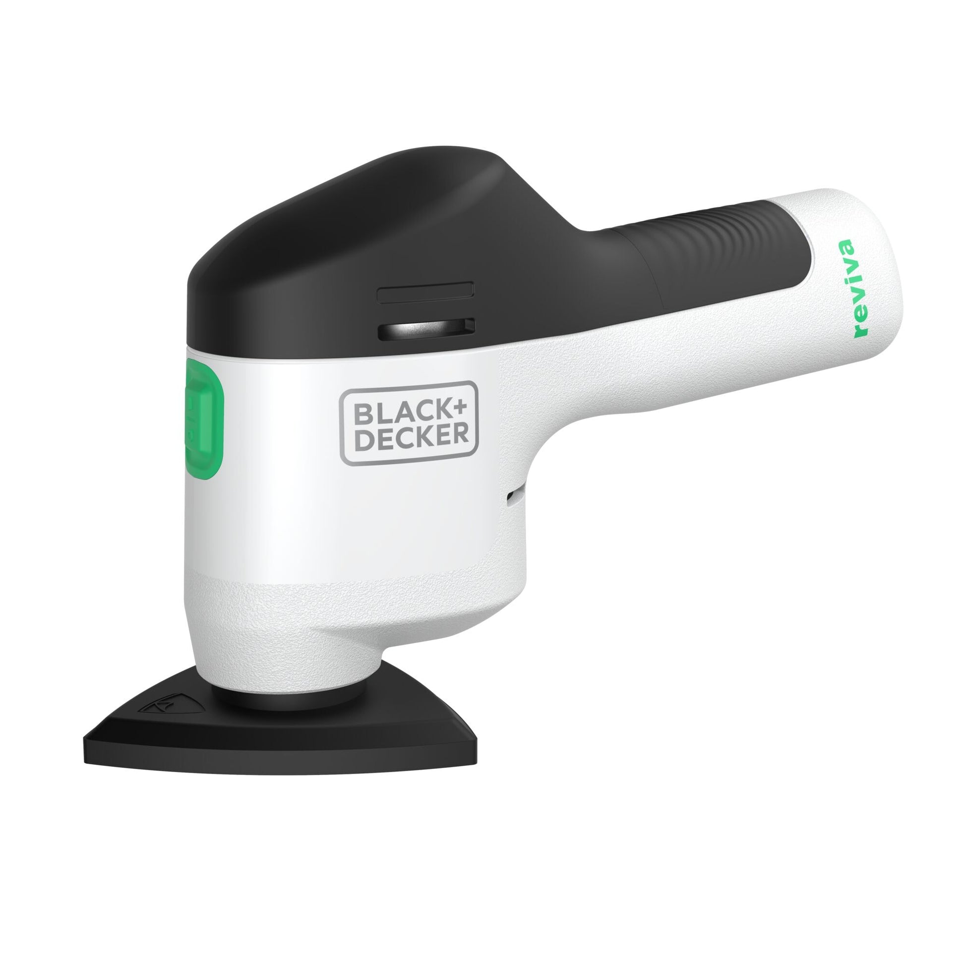 Black & Decker reviva – reviva Akku-Deltaschleifer, Gehäuse aus 50% recycelten PET-Flaschen, REVDS12C