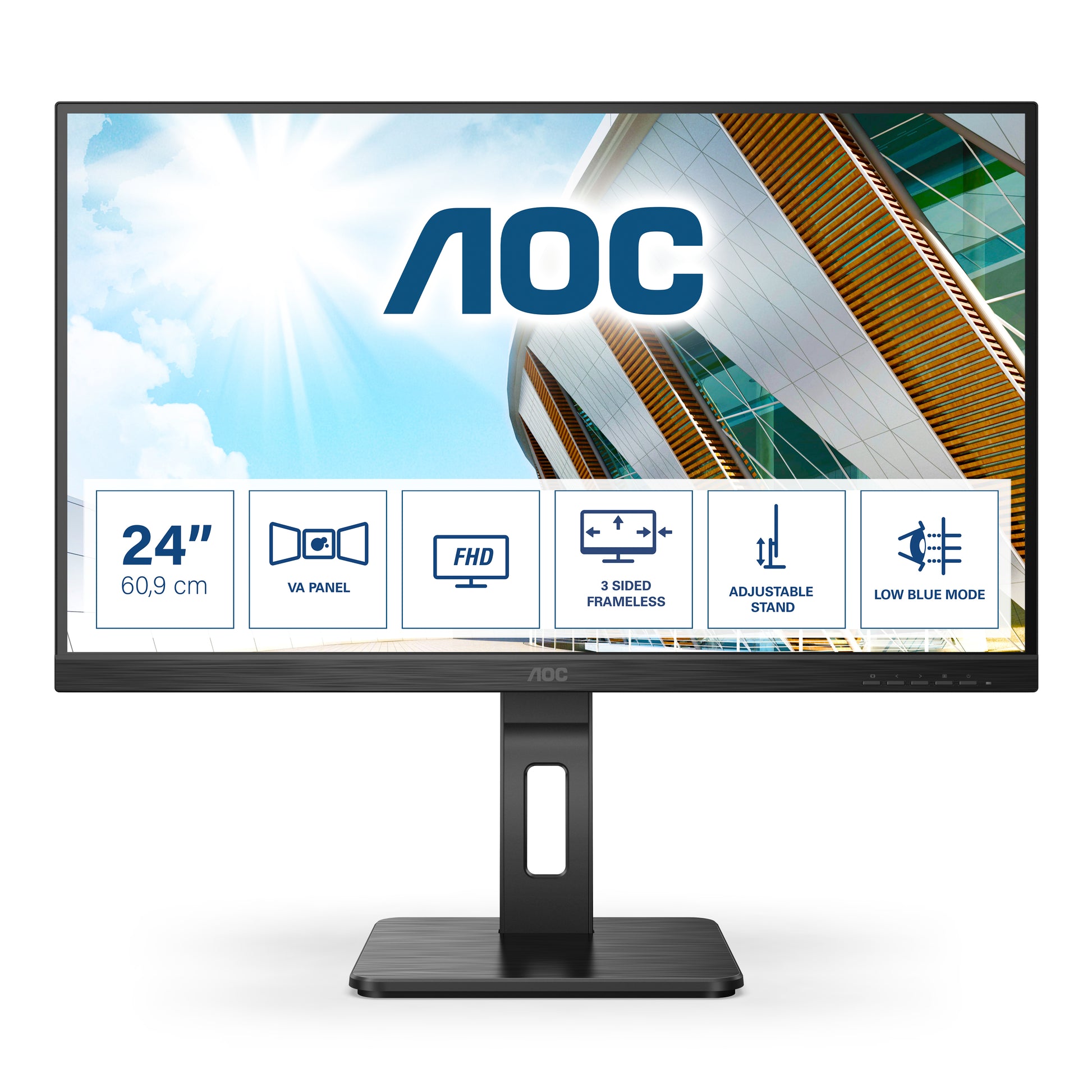AOC 24P2QM – 23,8" VA, Full HD (1920 × 1080)