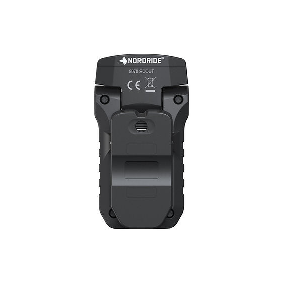 NORDRIDE Taschenlampe SCOUT – 350 lm, 40 m, IP65, USB-C, 3 Stufen – Schwarz