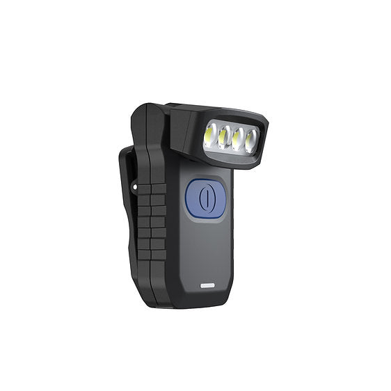 NORDRIDE Taschenlampe SCOUT – 350 lm, 40 m, IP65, USB-C, 3 Stufen – Schwarz