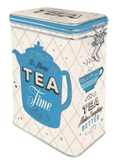 Nostalgic Art Vorratsdose 1,3 l, 11 × 8 × 18 cm, Metall, Blau