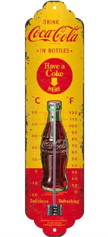 Nostalgic Art Thermometer Coca-Cola Temperatursensor – −20–50 °C, Innen/Aussen