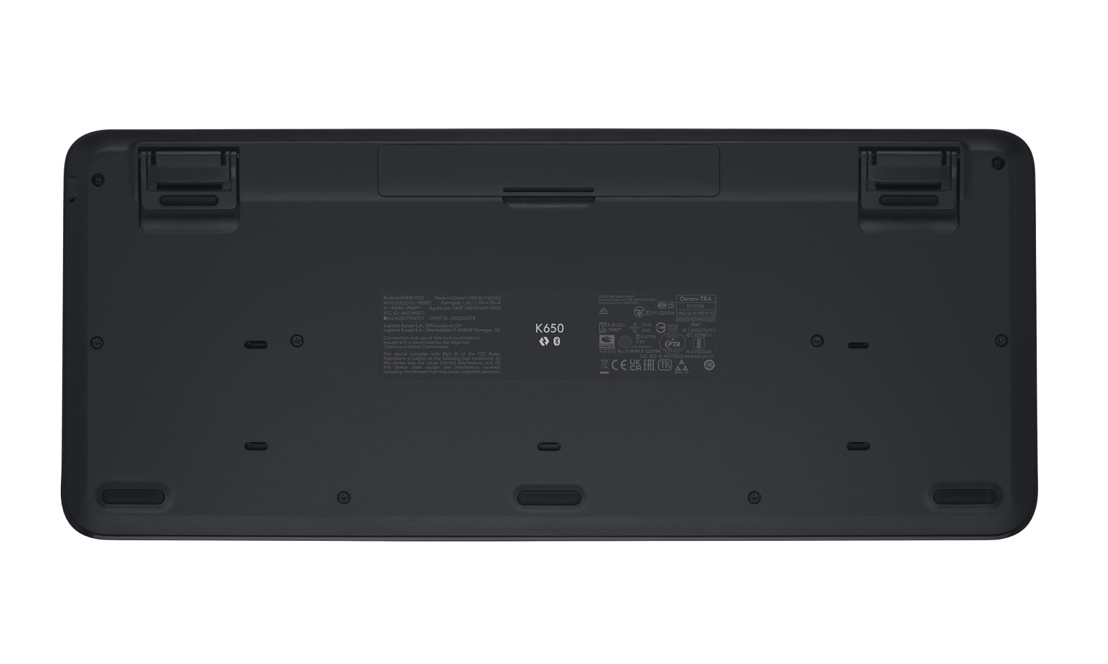 Logitech Signature K650 – Tastatur, UK-Layout (EN), Dunkelgrau