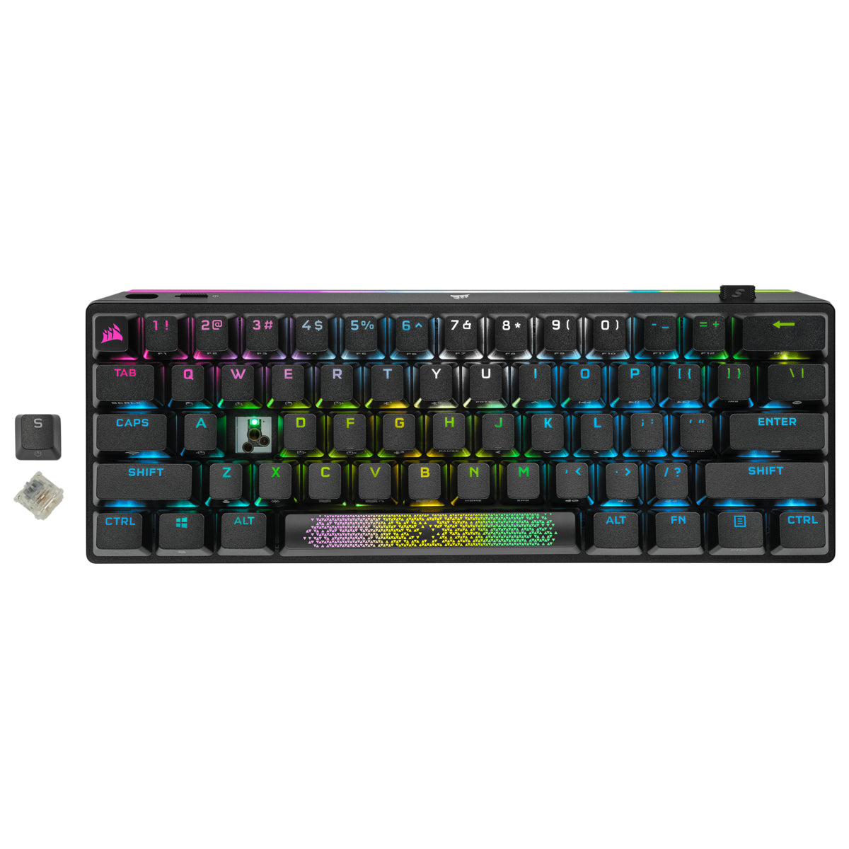 Corsair K70 PRO MINI – Tastatur, kabellos, kabelgebunden (USB-C), CH-Layout (DE-CH), mechanisch