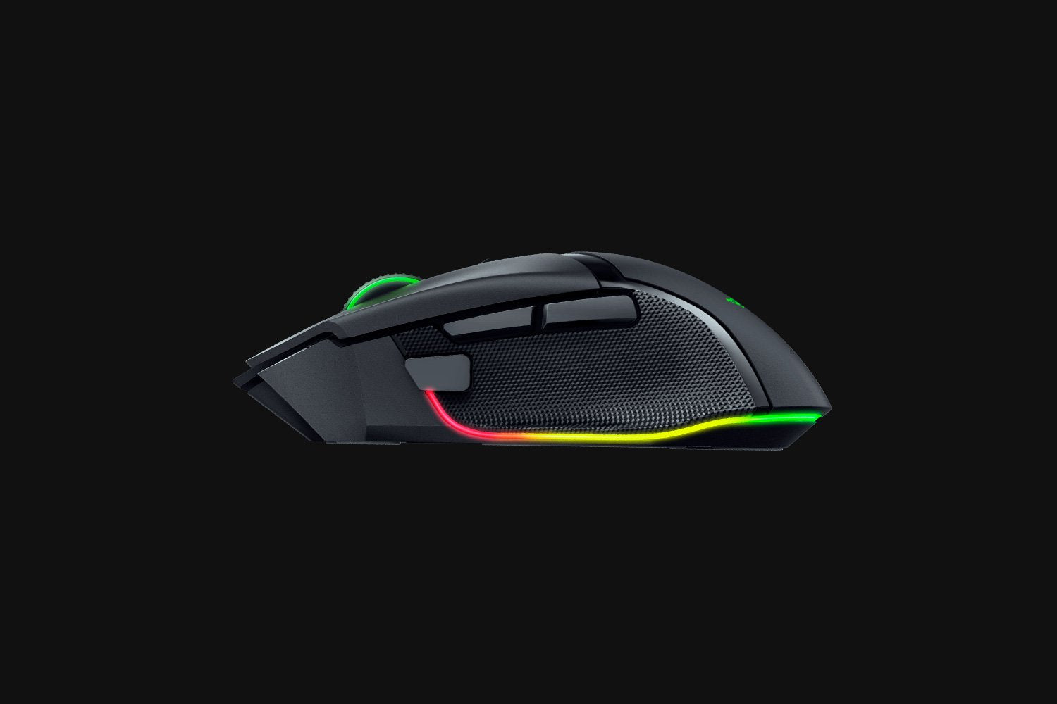 Razer Basilisk V3 Pro Maus – kabellos, Bluetooth, USB-C, 30'000 dpi, 11 Tasten, für Rechtshänder, schwarz