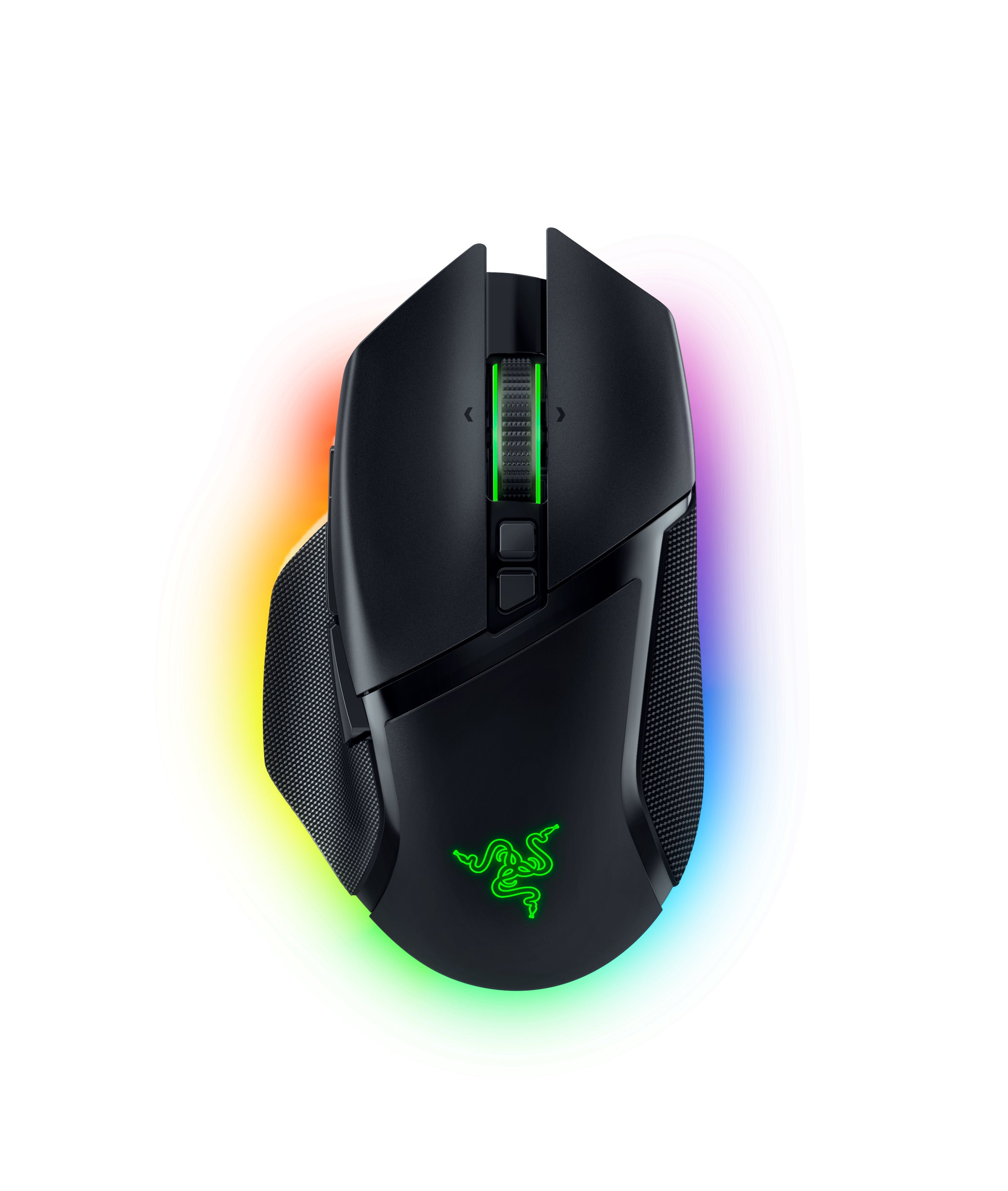 Razer Basilisk V3 Pro Maus – kabellos, Bluetooth, USB-C, 30'000 dpi, 11 Tasten, für Rechtshänder, schwarz