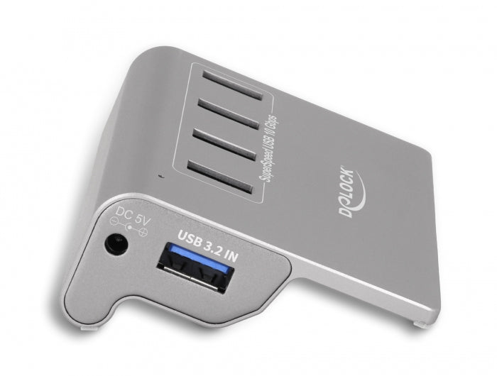 DeLOCK USB-Hub – 4× USB-A, 10 Gbit/s, für Windows/Mac/Linux