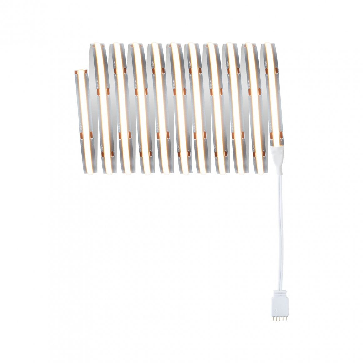 Paulmann LED-Strip – Set, 3 m, 1500 lm, 19 W, 2700 K, dimmbar, silber, inkl. Netzteil