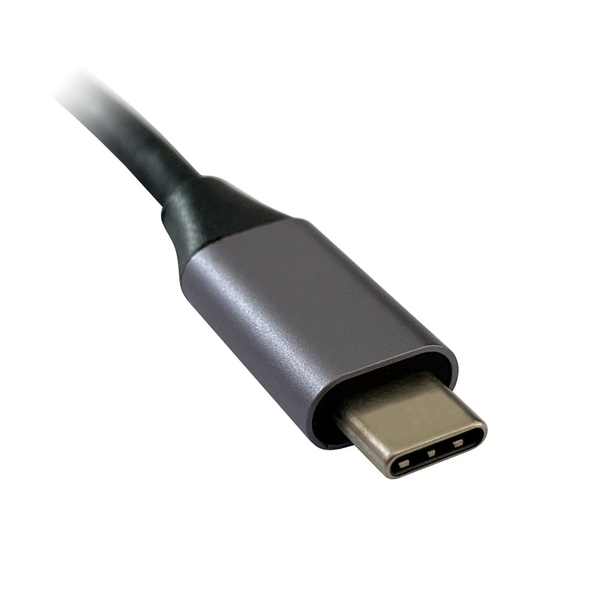 LC-Power LC-C-multi-5 Multiport-Adapter – USB-C, 1× HDMI, 3× USB-A, 1× USB-C, 100 W PD, GbE, SD/microSD