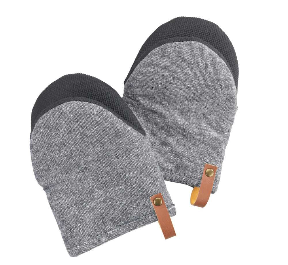 Wenko Ada mini – Topfhandschuhe, 2er, Neopren, 14 × 5 × 19 cm, Grau