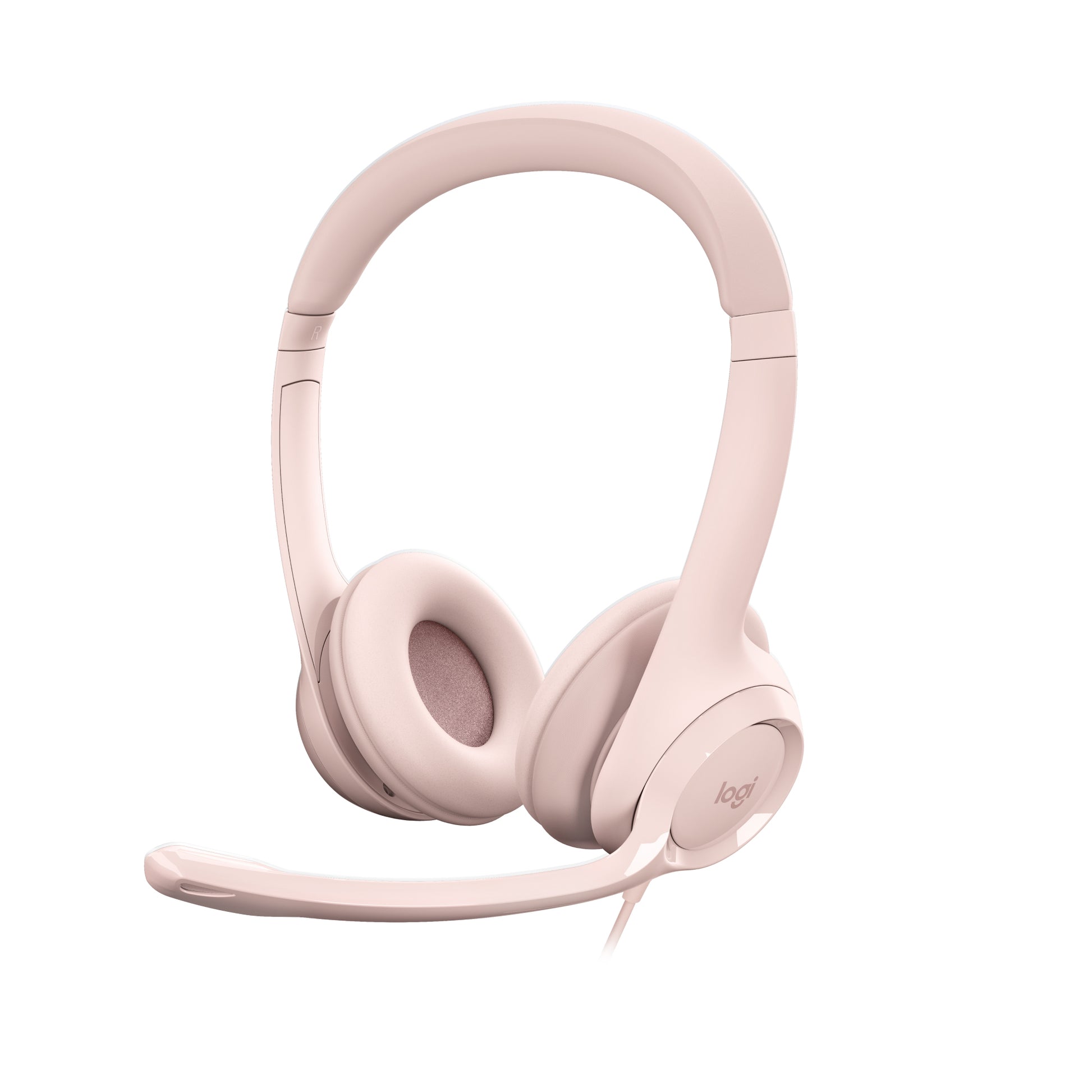 Logitech H390 – Headset – USB‑A – Pink – für PC/Mac