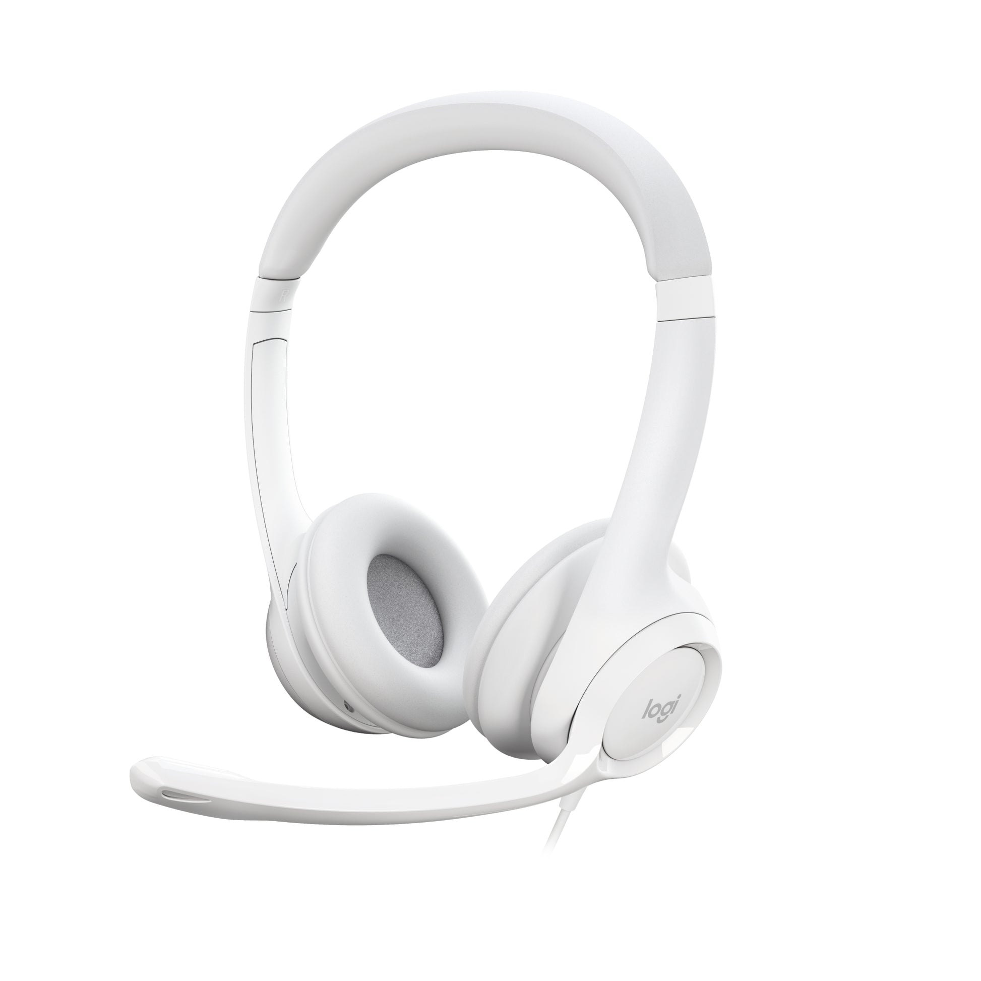 Logitech H390 – Headset – USB‑A, mit Mikrofon – Offwhite