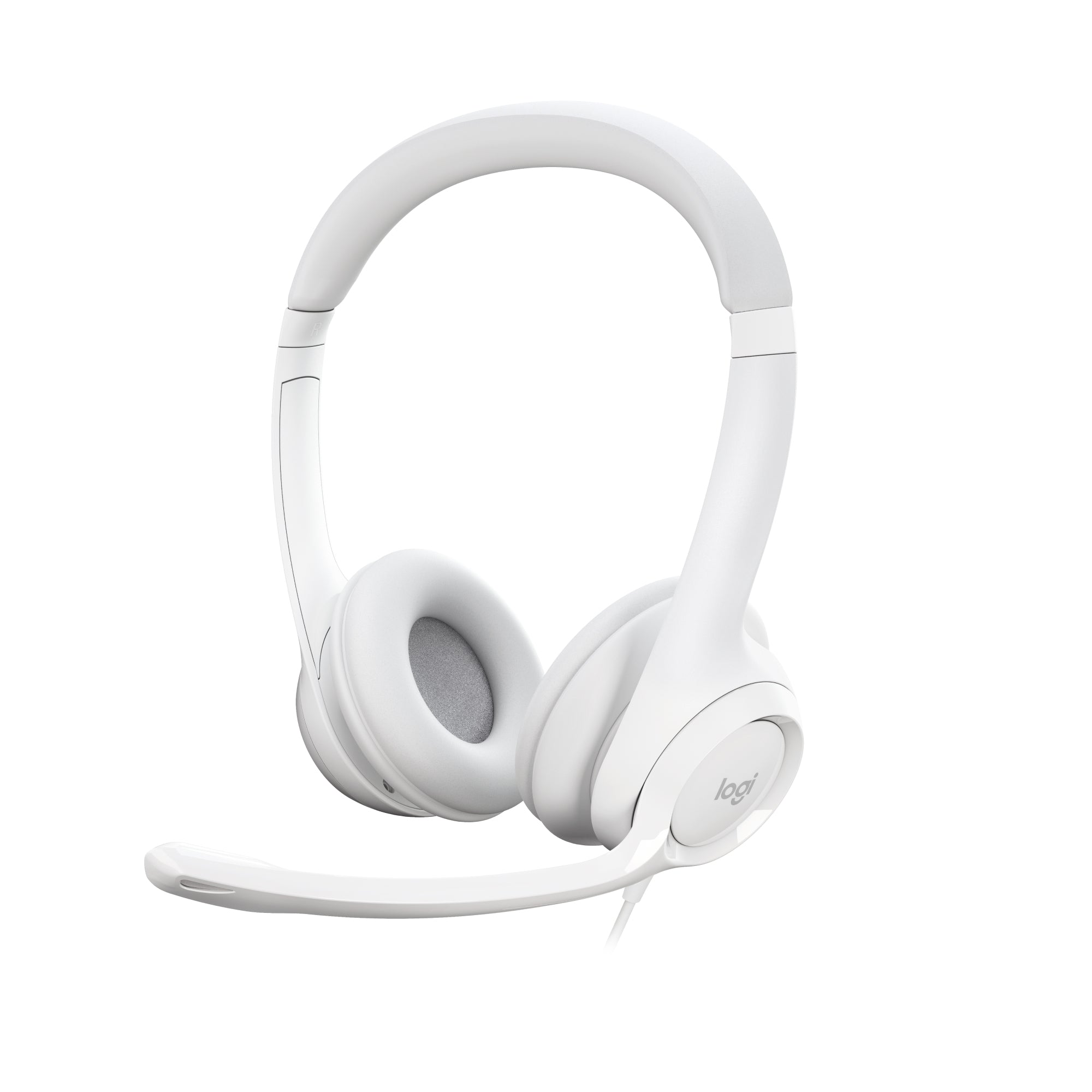 Logitech H390 – Headset – USB‑A, mit Mikrofon – Offwhite