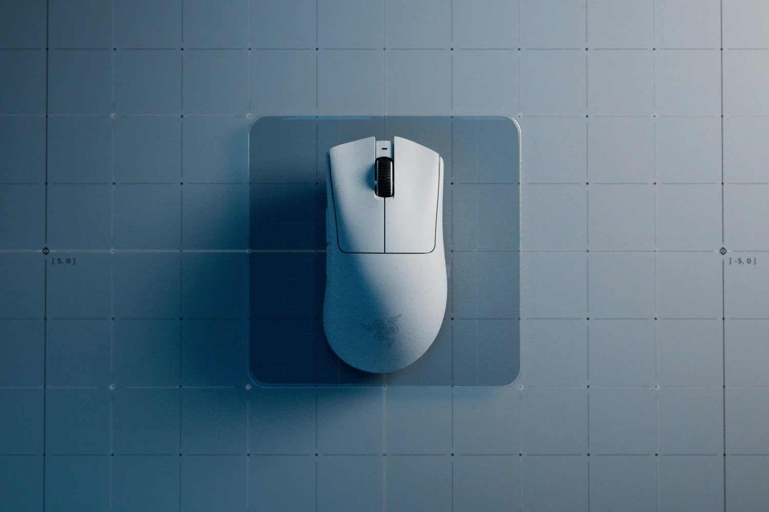 Razer DeathAdder V3 Pro Gaming-Maus – kabellos, USB-A, 30'000 dpi, 1'000 Hz, 5 Tasten, für Rechtshänder, umschaltbar