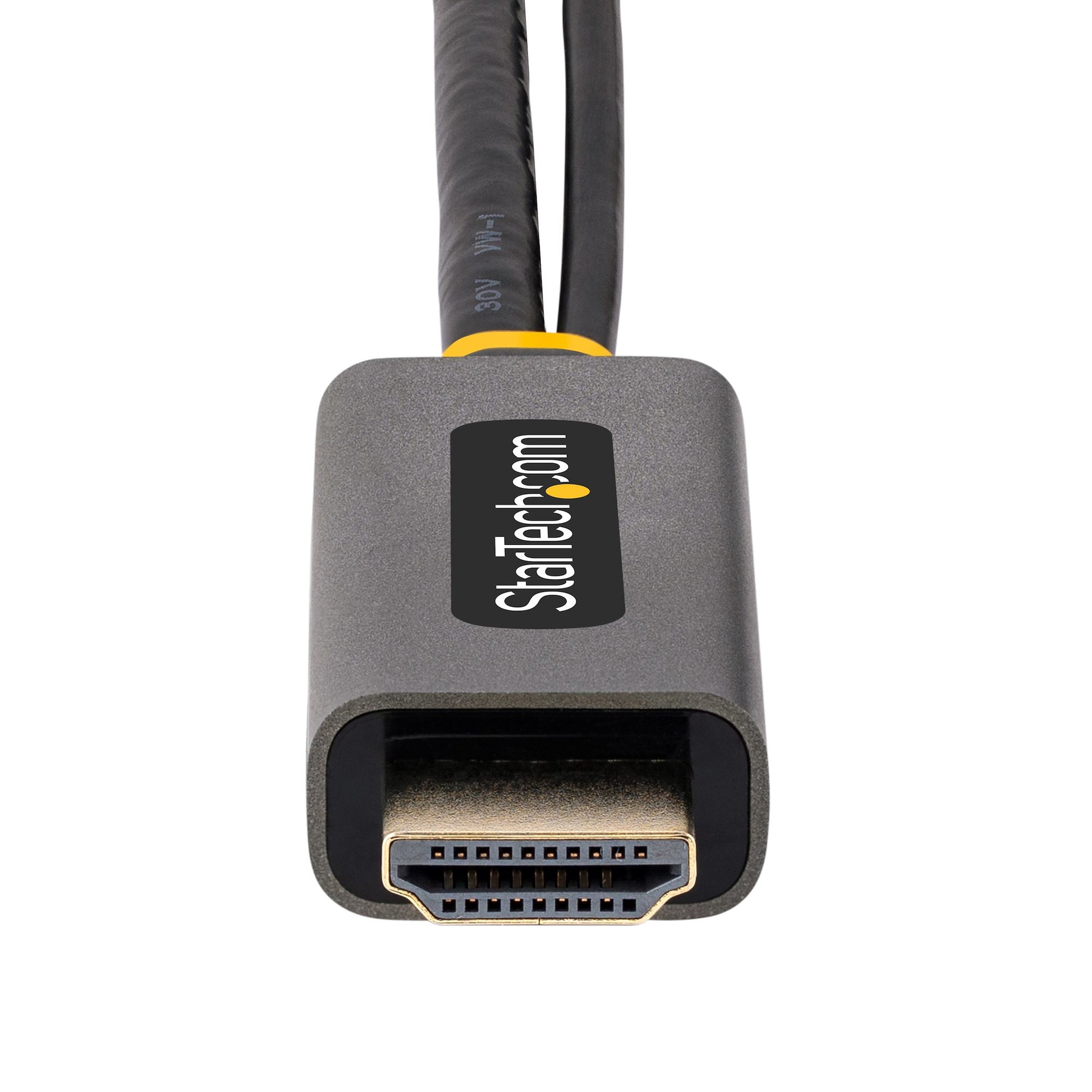 StarTech.com HDMI auf DisplayPort Adapter HDMI 2.0 4K 60 Hz – 0,3 m – aktiv, HDR – für Laptops und PCs