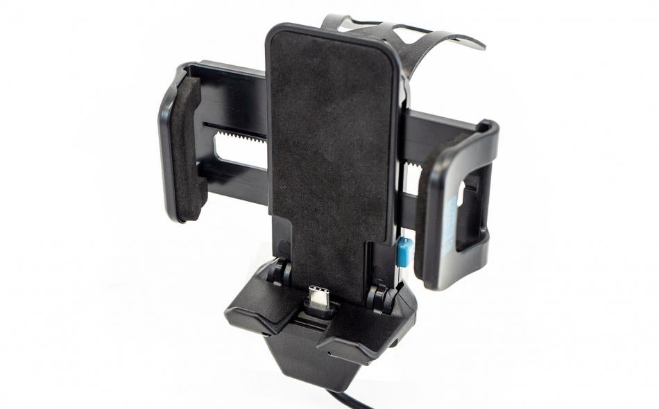 Gamber-Johnson 7160-1659-00 Kfz-Ladehalterung – USB-C – für Smartphones bis 8,89 cm – Schwarz