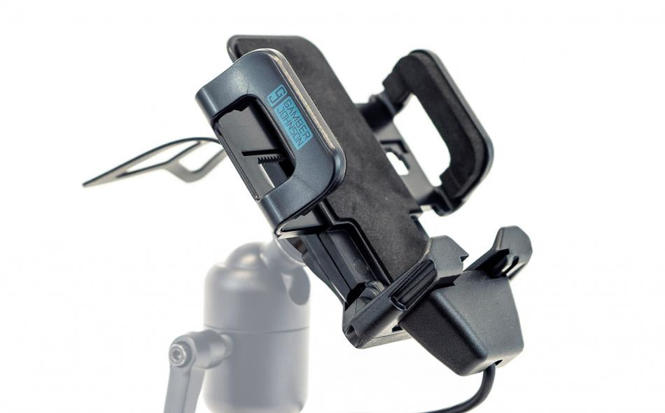 Gamber-Johnson 7160-1659-00 Kfz-Ladehalterung – USB-C – für Smartphones bis 8,89 cm – Schwarz