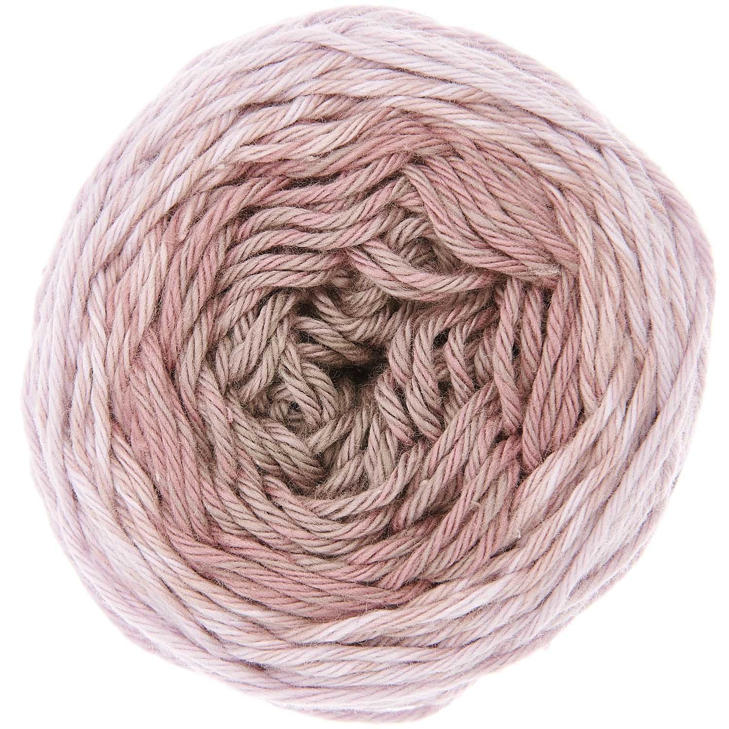 Rico Design Ricorumi Spin Feines Garn Rotbraun – 50 g, 115 m, Nadel 3 mm, 100% Baumwolle