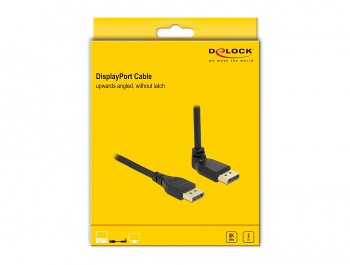 DeLOCK DisplayPort Kabel DP 1.4 8K 60 Hz – 2 m