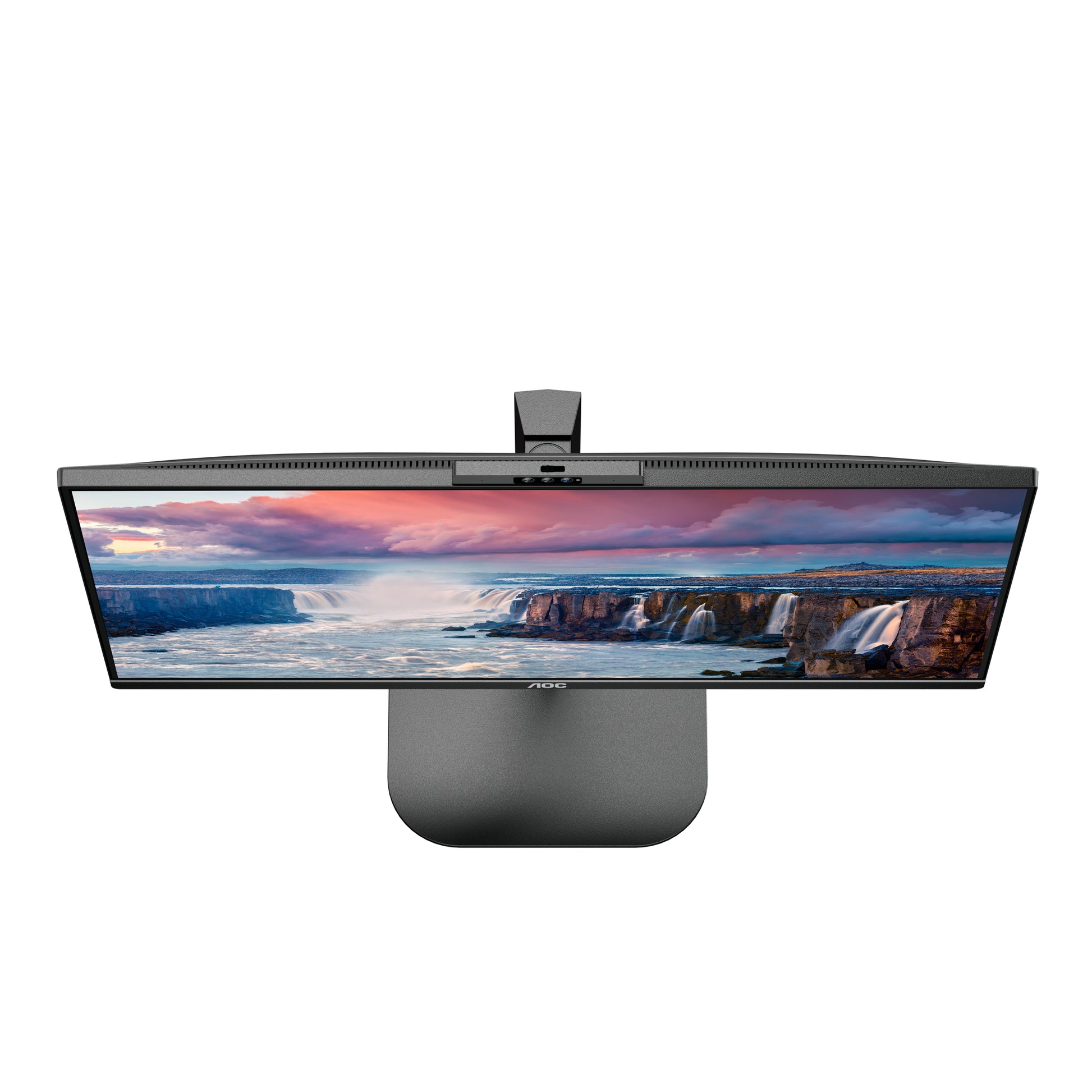 AOC 24V5CW/BK – Monitor, 23,8", IPS, 75 Hz, 300 cd/m², USB-C, Webcam, VESA 100 × 100, Schwarz