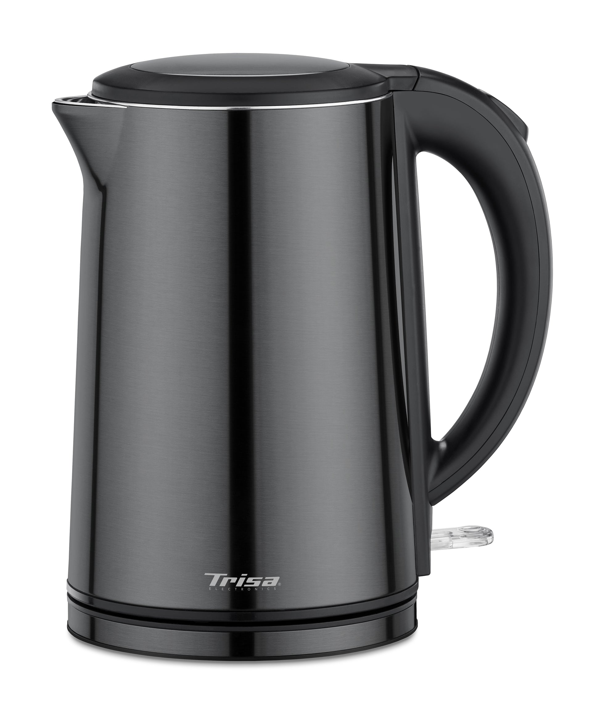 Trisa Comfort Touch Wasserkocher – 1,5 l, Edelstahl, Schwarz