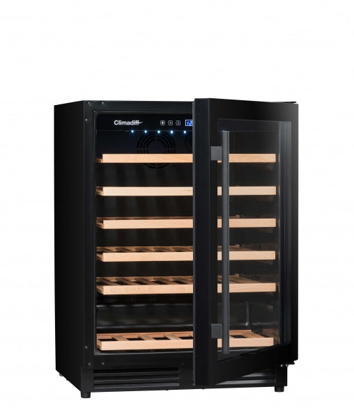 Climadiff Weinkühlschrank CBU51S2B – 143 l, 240 V, Kompressor, Energieeffizienzklasse F