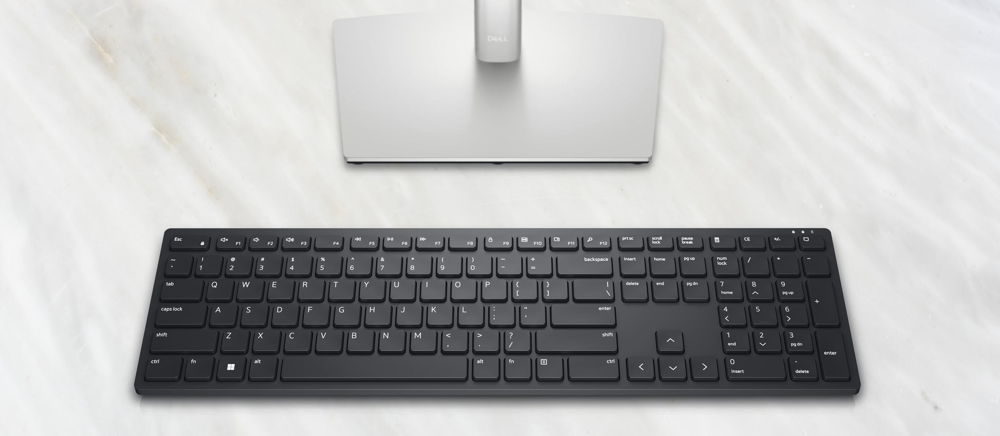 Dell Pro KB500 – Tastatur – 2,4 GHz USB-A (Empfänger) – QWERTY (IT) – Schwarz