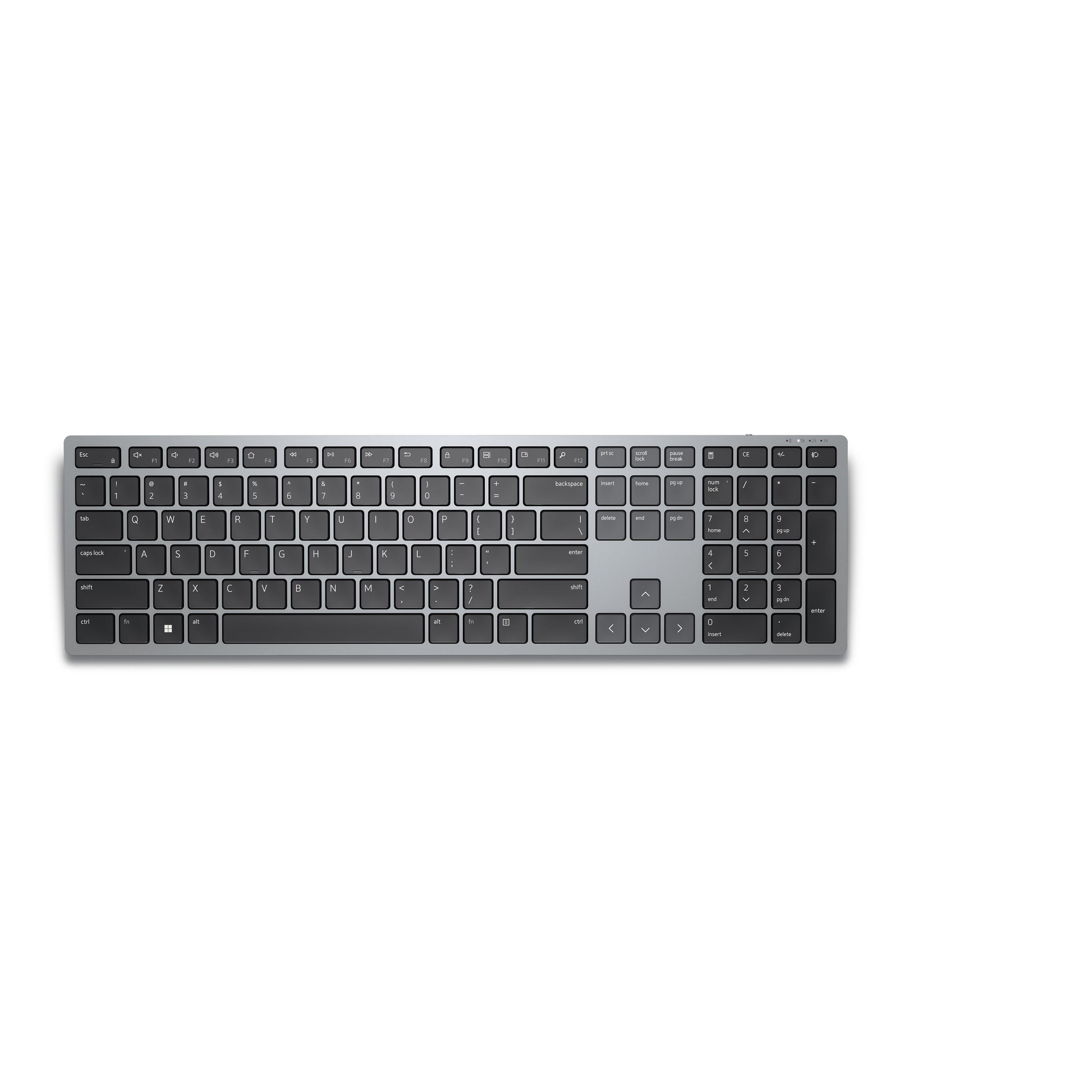 DELL KB700 – Tastatur, kabellos (Bluetooth/2,4 GHz), US-Layout (EN) – für Windows, macOS & Android u. a.