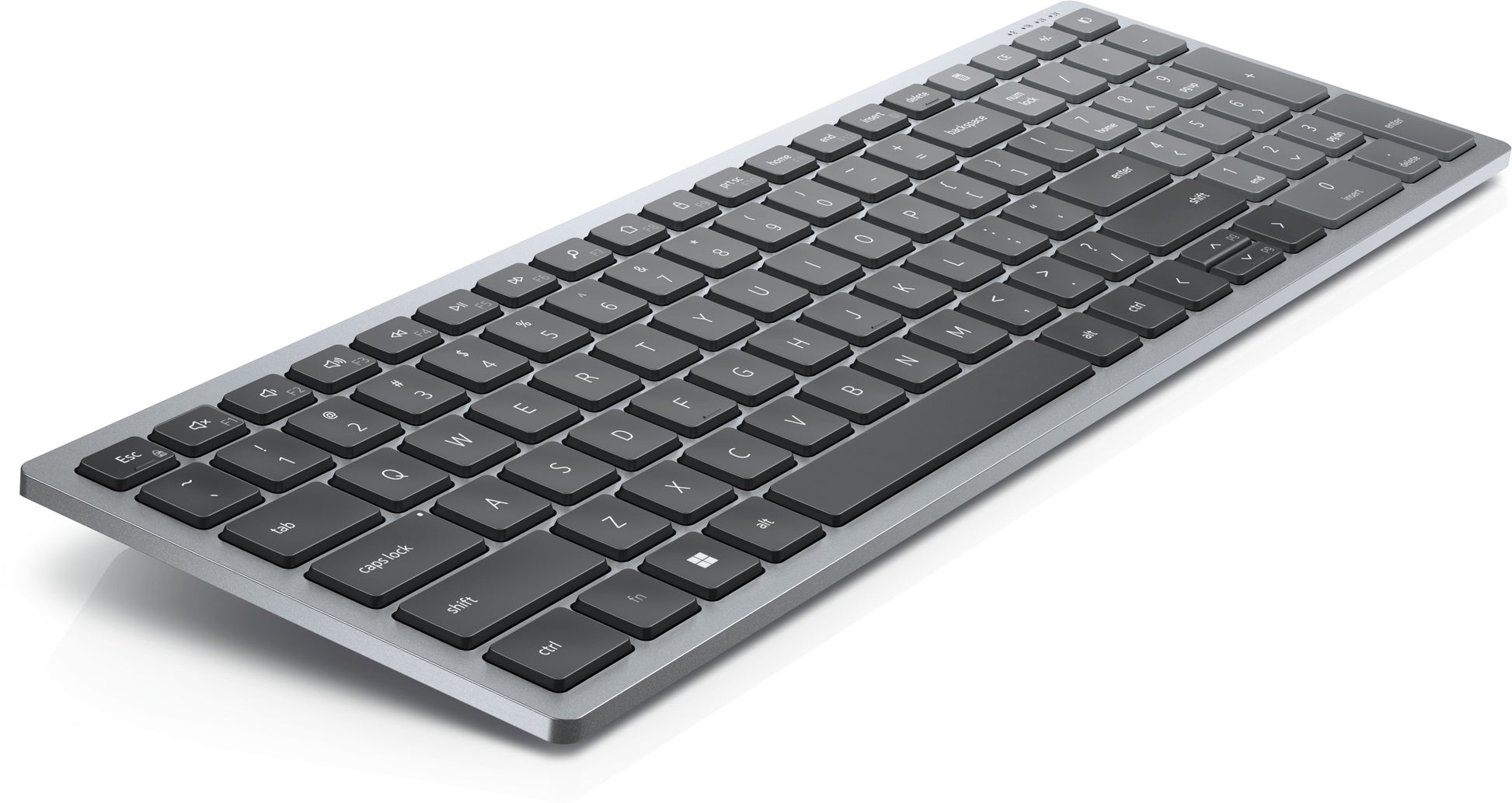Dell Pro Plus KB740 – Tastatur – Schere – Bluetooth & 2,4 GHz – AZERTY (FR) – Grau/Schwarz