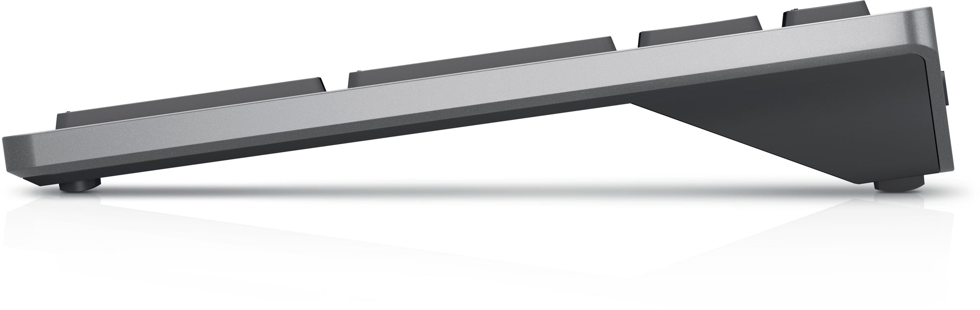 DELL Tastatur, kabellos (Bluetooth/2,4 GHz), US-Layout (EN), Fullsize (mit Ziffernblock), Scissor – für Windows