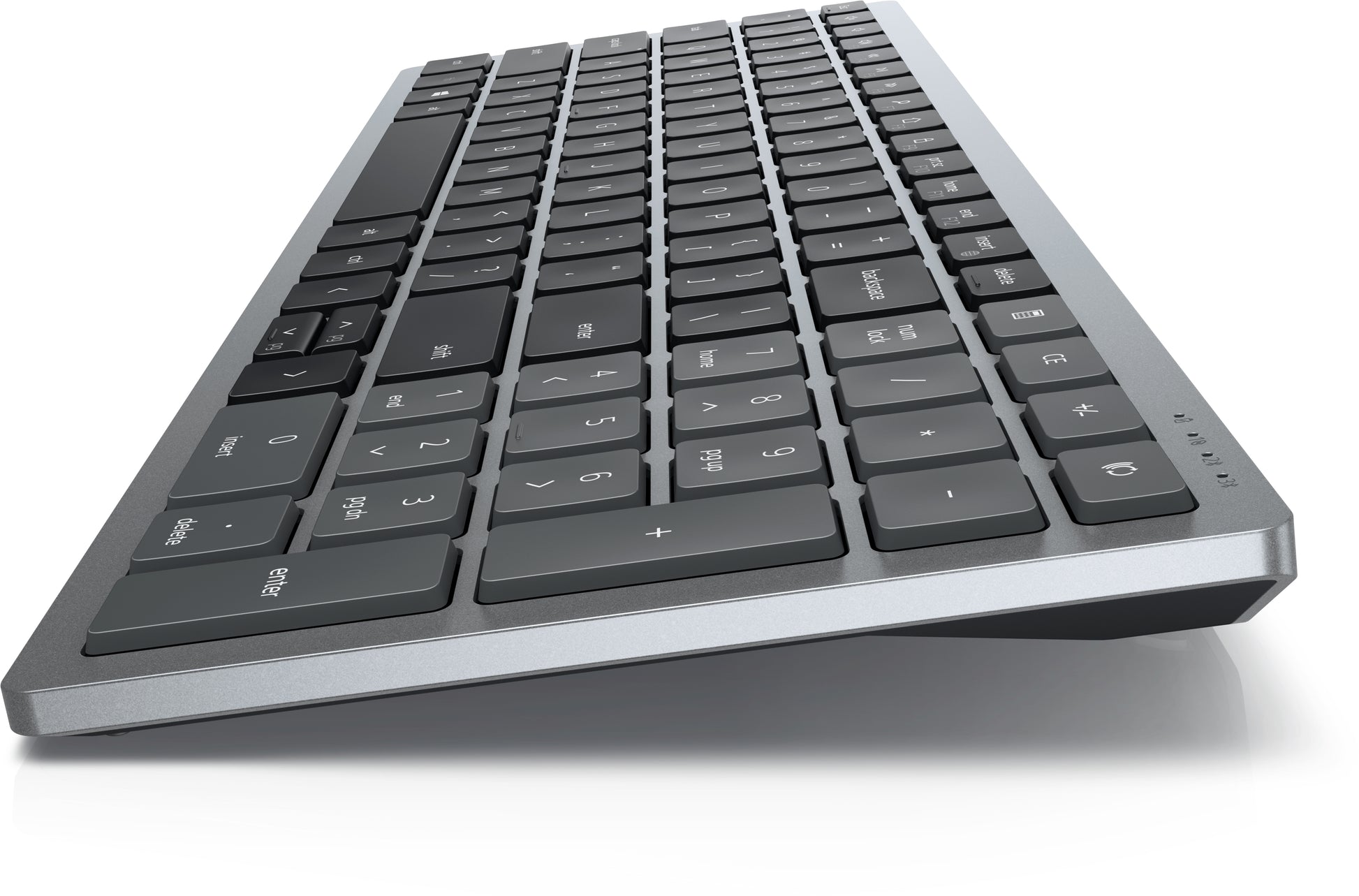 Dell Pro Plus KB740 – Tastatur – Schere – Bluetooth & 2,4 GHz – AZERTY (FR) – Grau/Schwarz