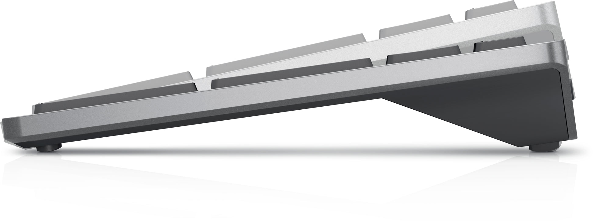 DELL Tastatur, kabellos (Bluetooth/2,4 GHz), US-Layout (EN), Fullsize (mit Ziffernblock), Scissor – für Windows