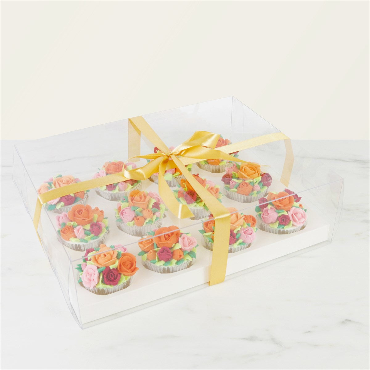 PME Vorratsdose 27 × 34 × 10 cm, Kunststoff, Transparent, für 12 Cupcakes