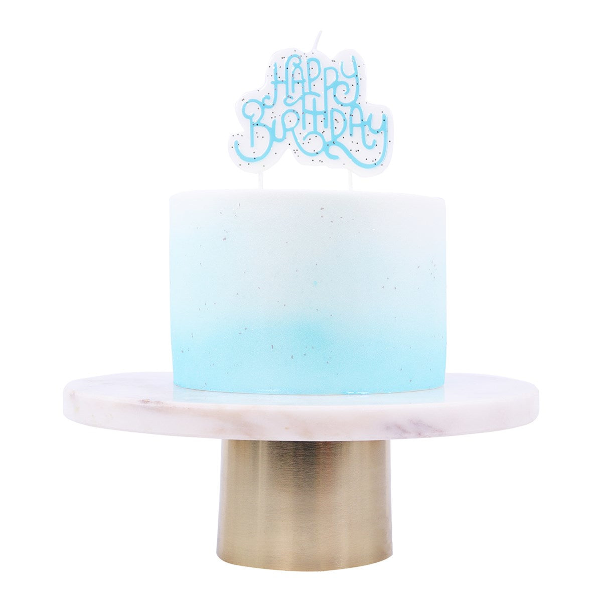 PME Geburtstagskerze – Blau – 7 × 10 cm – 1 Stk