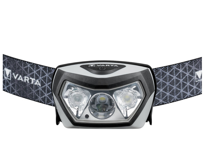 Varta Stirnlampe H30R Wireless Pro – 400 lm, 45 m, IPX7, Akku, drahtloses Aufladen – Schwarz