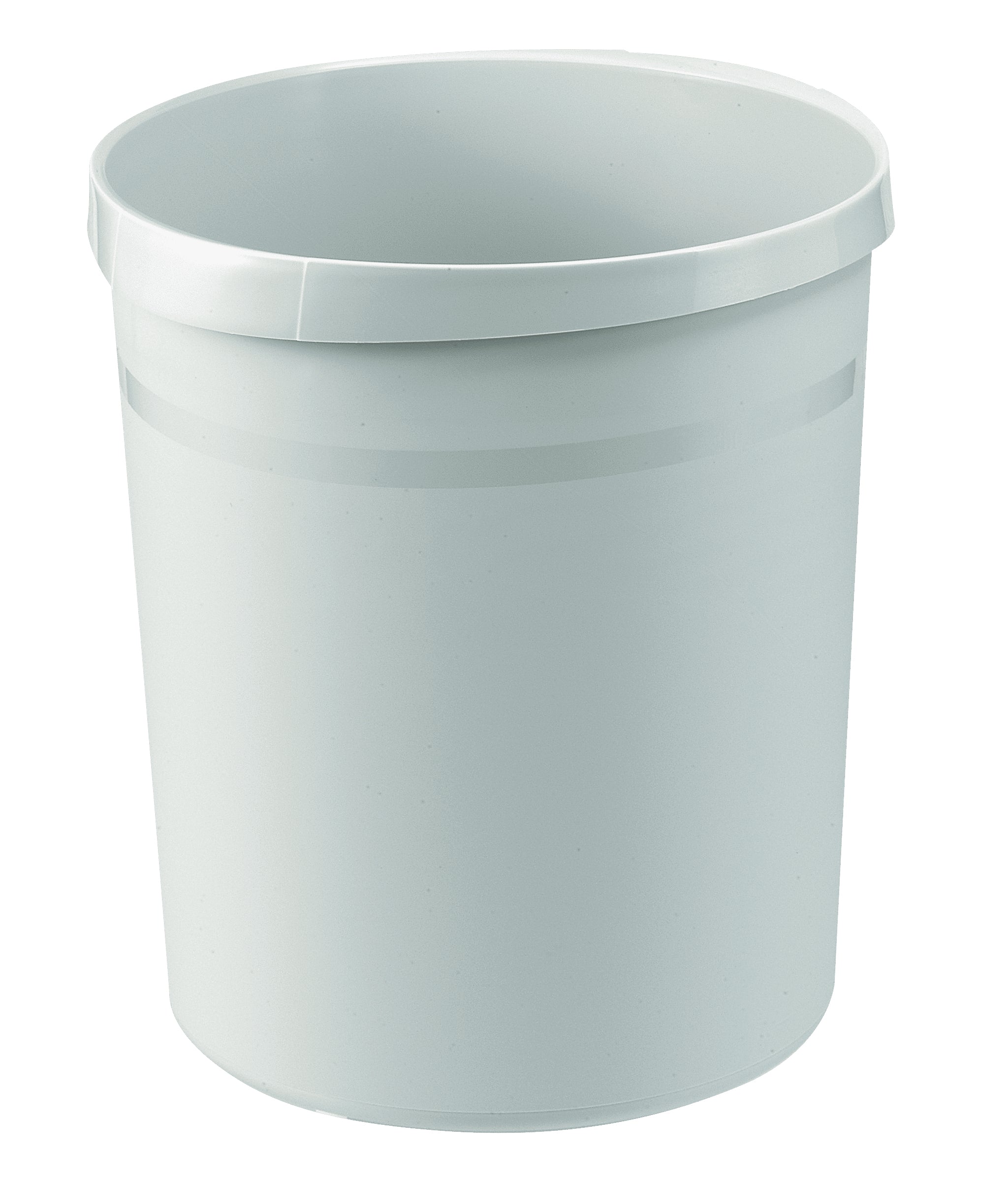 HAN Papierkorb GRIP – 18 l – Kunststoff (PP), rund – grau