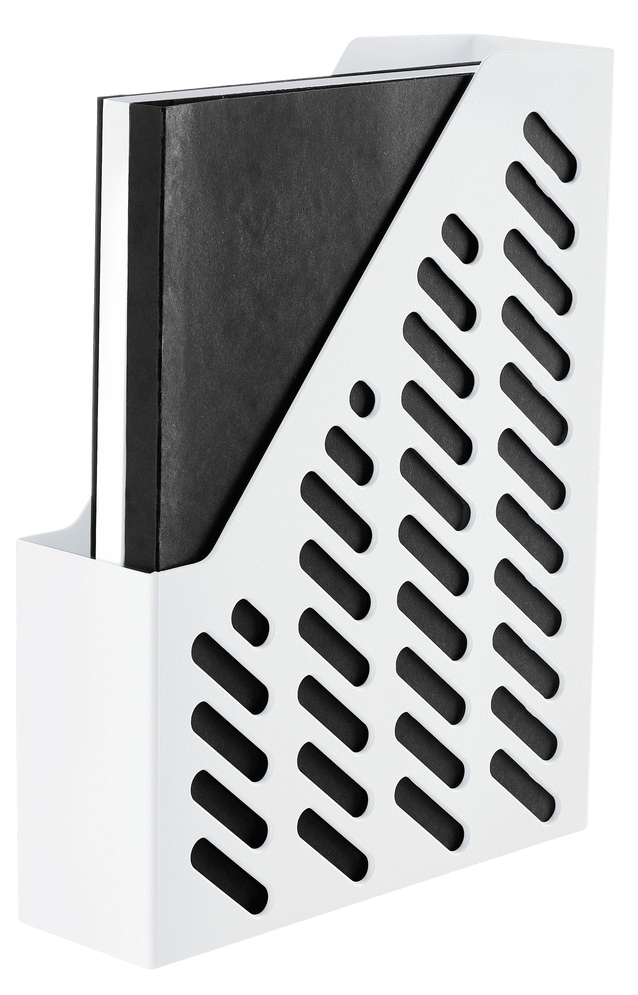 HAN Katalogsammler KLASSIK – für C4 – Polystyrol – weiss – 76 × 246 × 315 mm