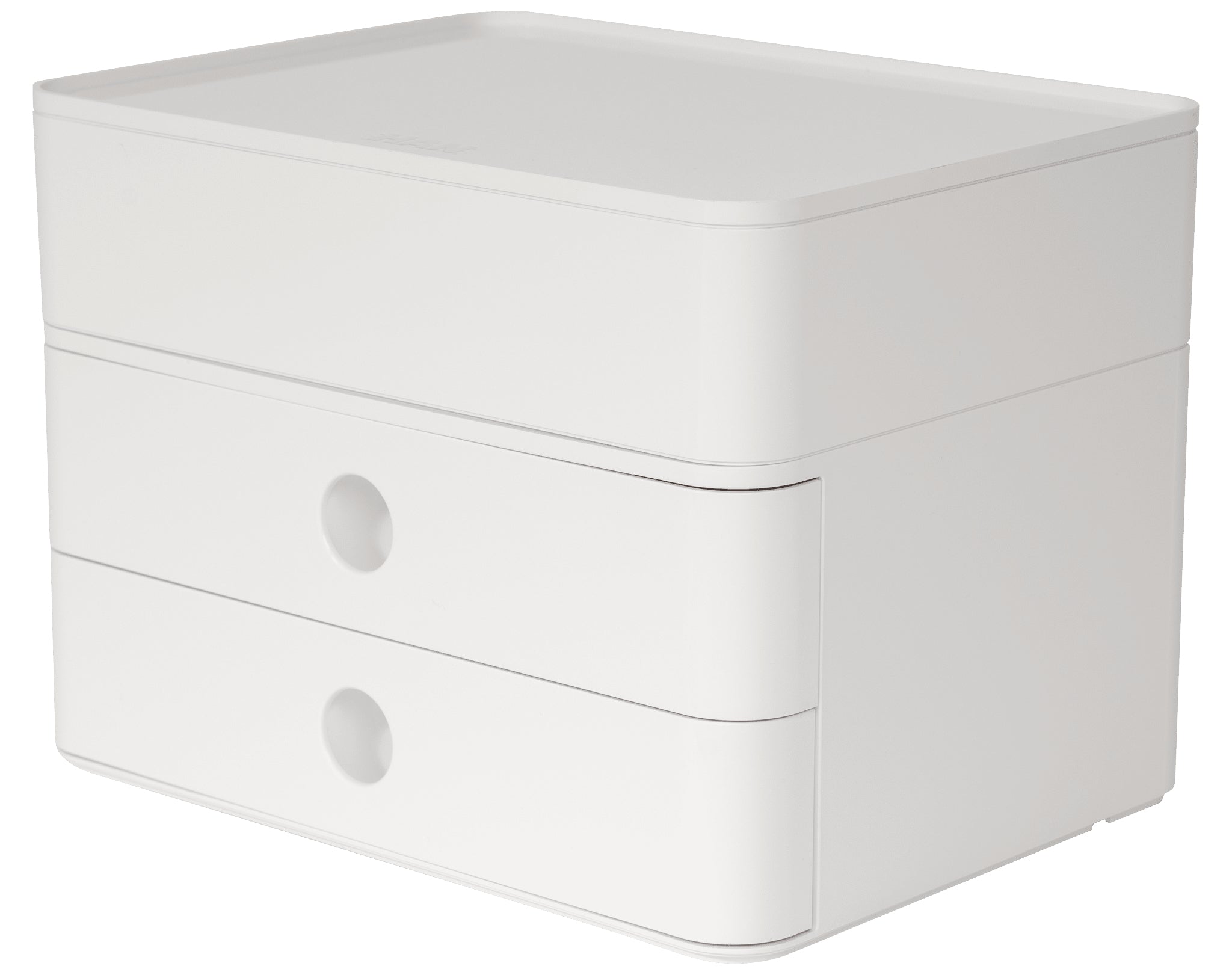 HAN Allison Smart-Box Plus Schubladenelement – 2 Schubladen, Weiss, ABS, B 260 × H 190 × T 195 mm