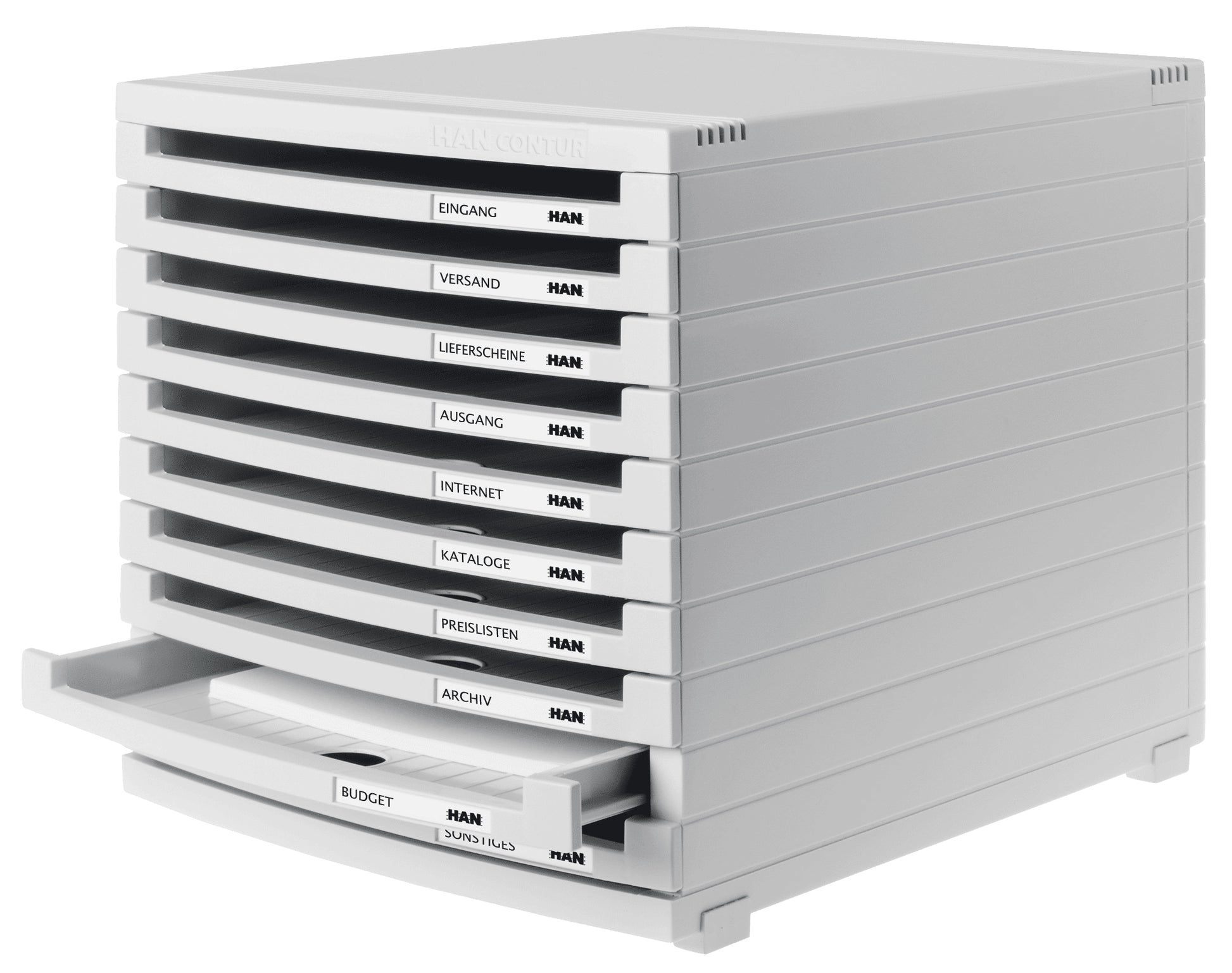 HAN Schubladenbox Contur – für A4-Dokumente – 382 × 300 × 307 mm