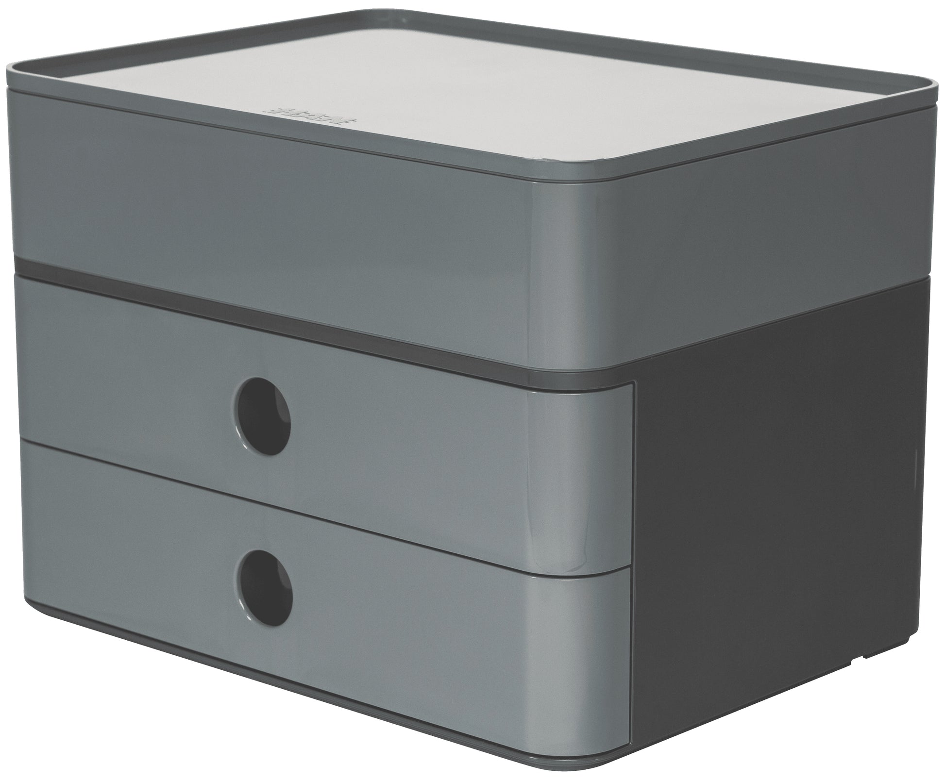 HAN Schubladenelement – schwarz/grau, ABS, B 260 × H 190 × T 195 mm