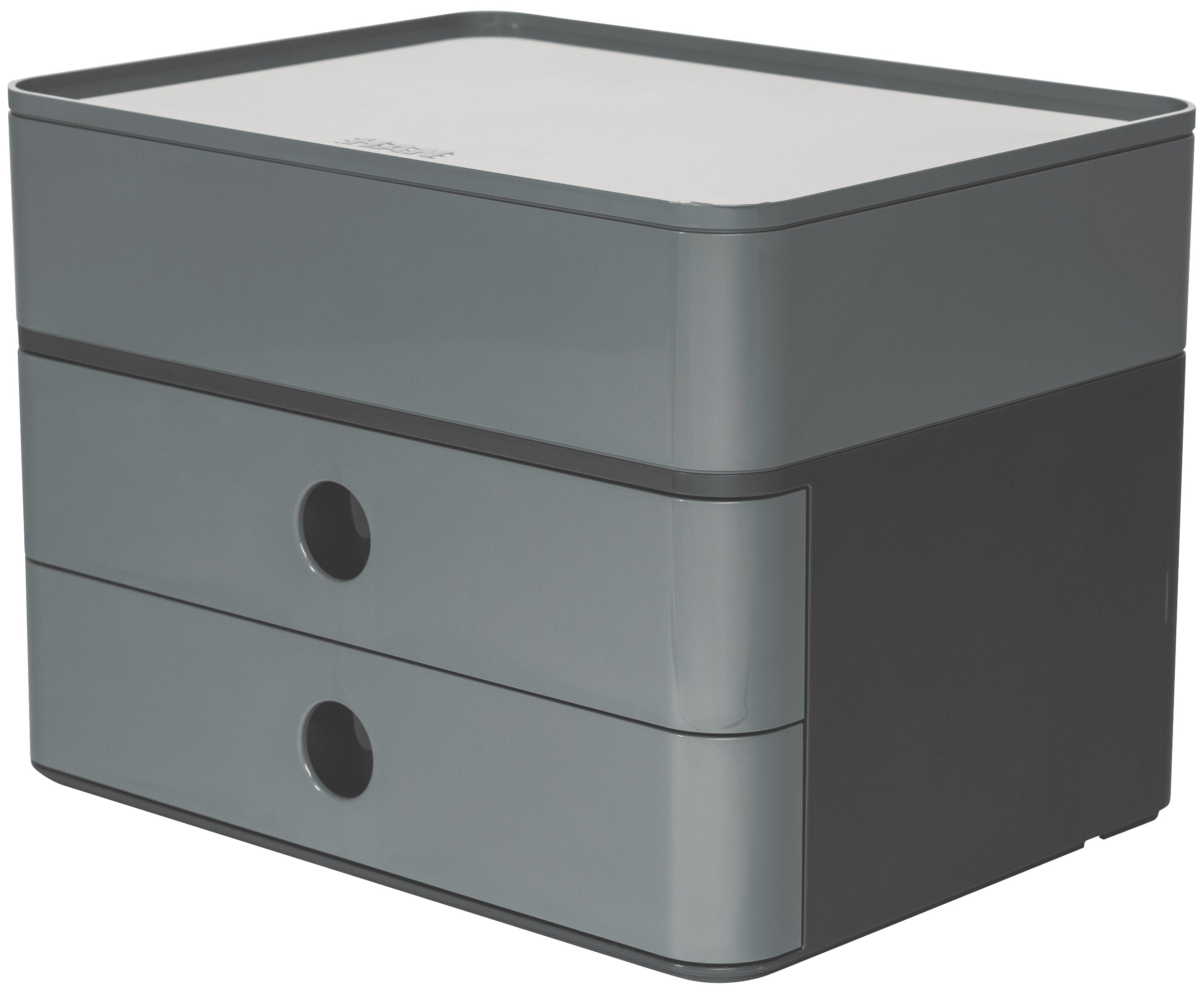 HAN Schubladenelement – schwarz/grau, ABS, B 260 × H 190 × T 195 mm