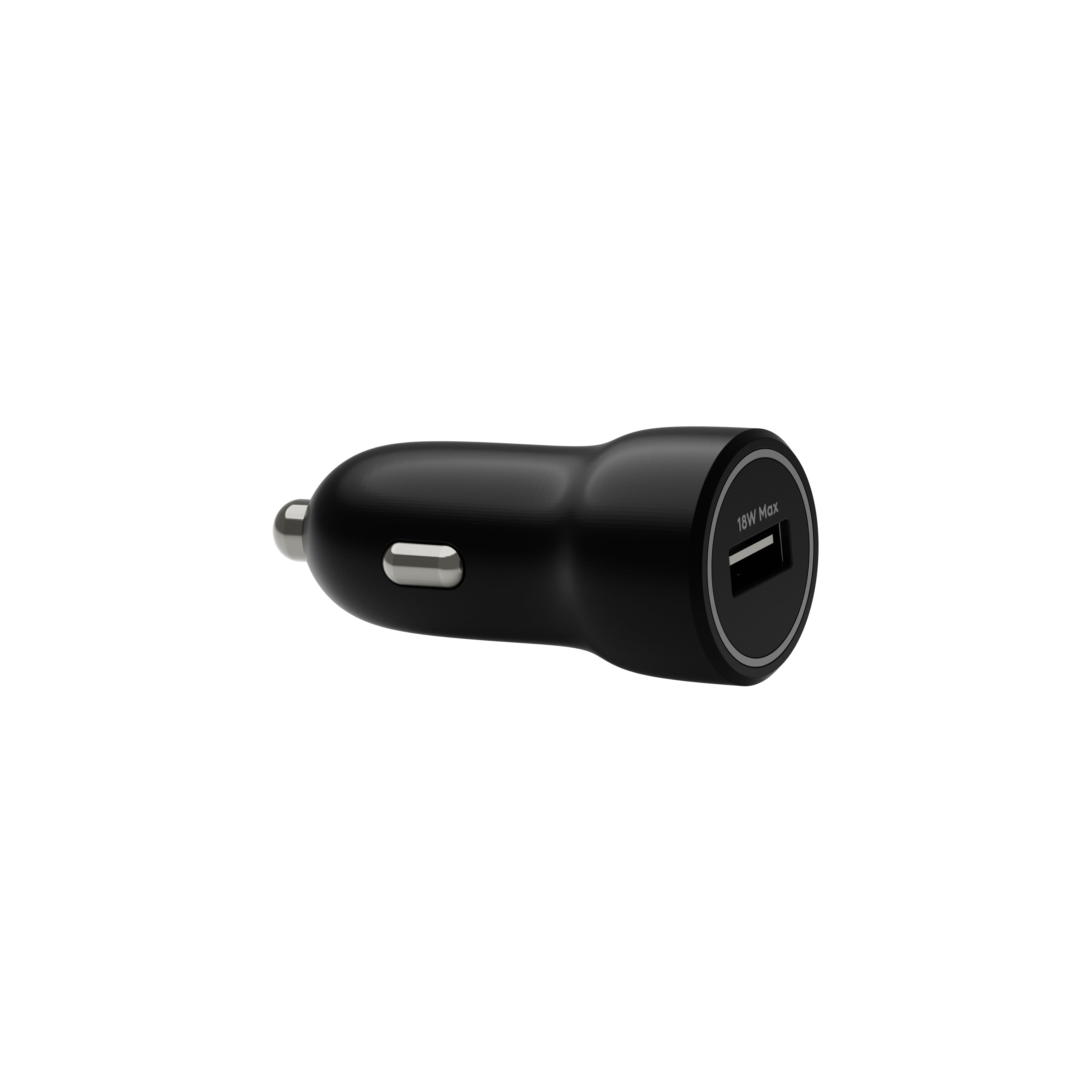 dbramante1928 re-charge Auto-Ladegerät 18 W – USB-A×1 – PD – für 12–24 V (Zigarettenanzünder), schwarz