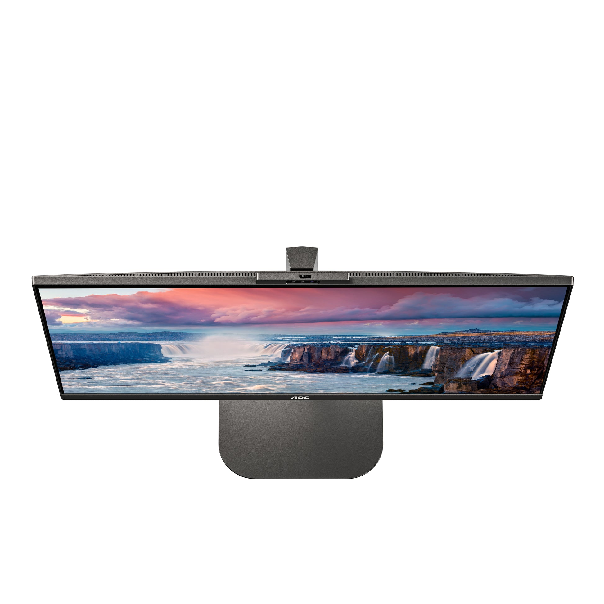 AOC Q27V5CW/BK – Monitor, 27", IPS, 75 Hz, 300 cd/m², Webcam, USB-C, Lautsprecher, VESA 100 × 100, Schwarz