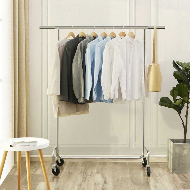 Songmics HSR11S Garderobenständer – Metall – Silber – 1'600 mm