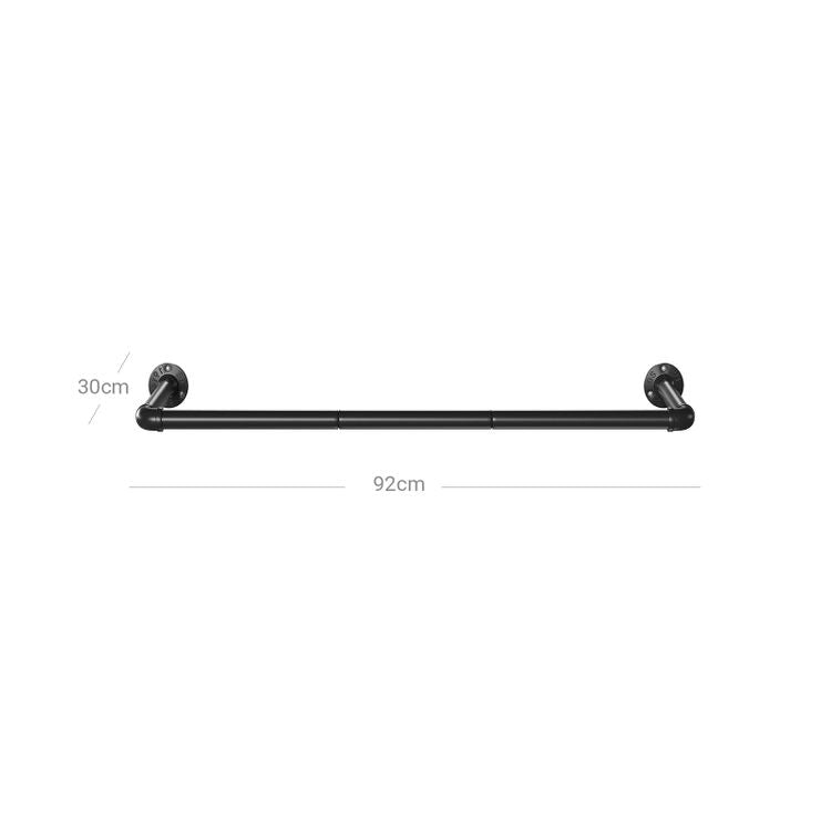 Songmics Wandhalterung – Stahl – Schwarz (– 50 kg) – 920 × 75 × 300 mm