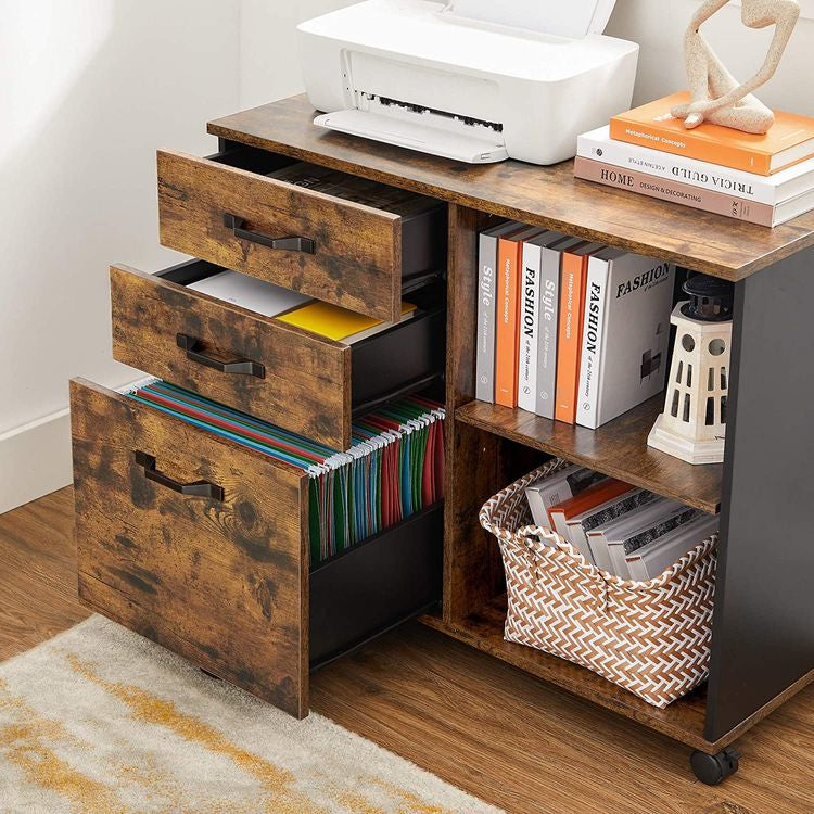 Songmics Schrank – Eisen, schwarz, 80 × 66 × 40 cm