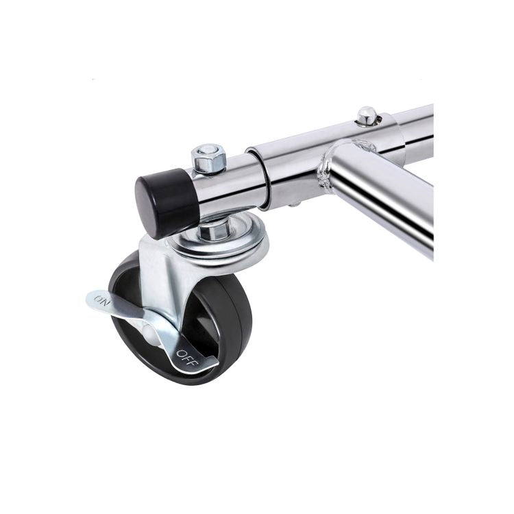 Songmics Garderobenständer – Eisen – Silber – 1'600 mm