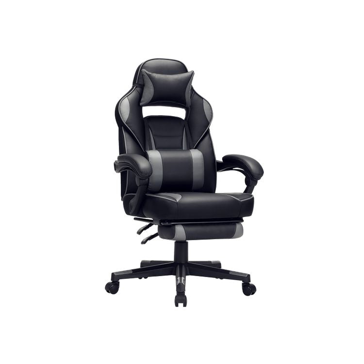 Songmics Bürostuhl – 150 kg, schwarz/grau