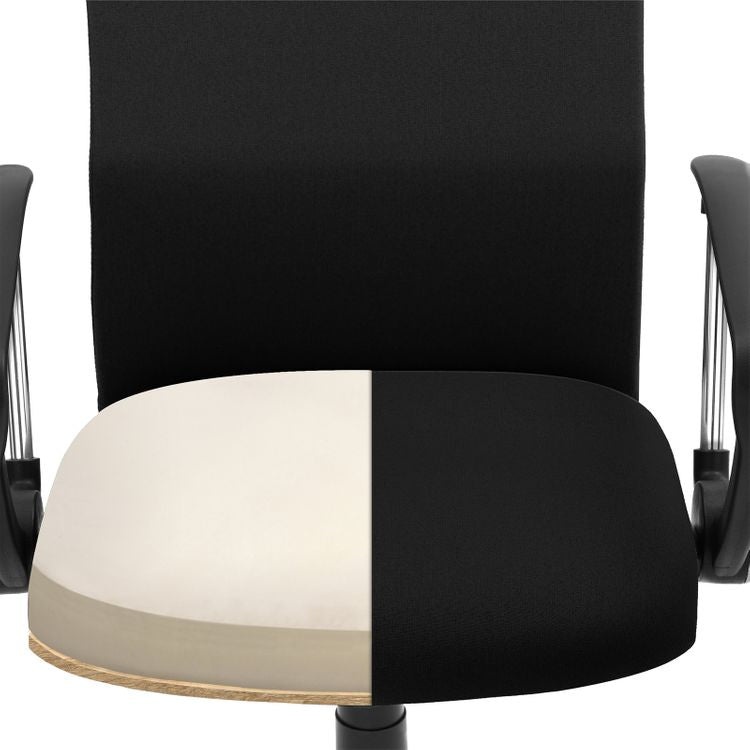 Songmics Bürostuhl Caleb – 49 × 44 × 65 cm, 120 kg, schwarz