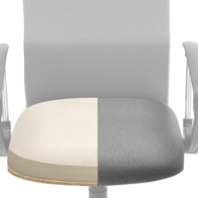 Songmics Bürostuhl – Sitzhöhe 46–56 cm, 120 kg, Grau